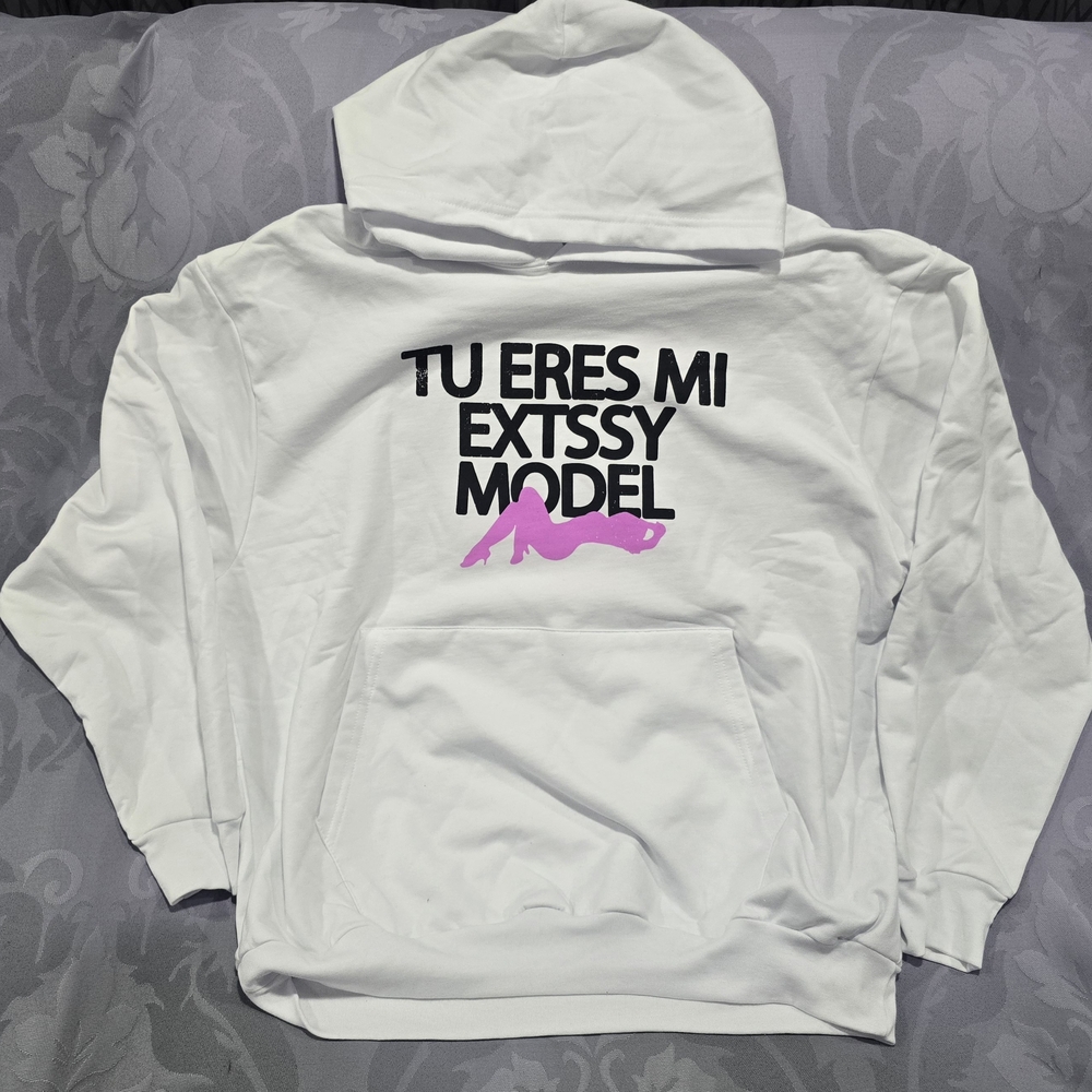 SAD BOYZ White Hoodie Large New
